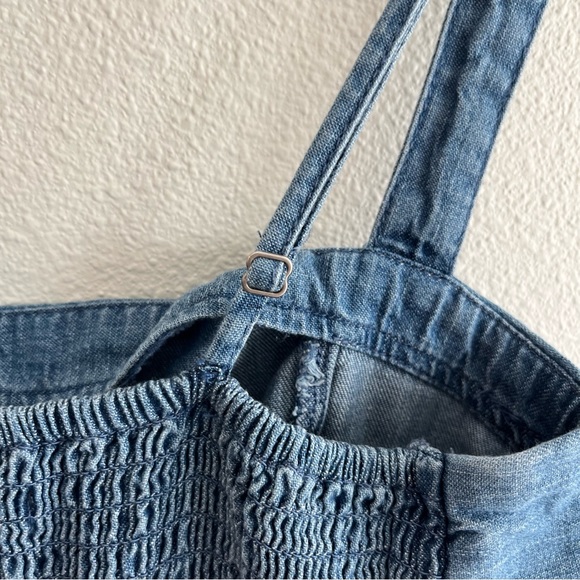 Abercrombie chambray tie front jumpsuit - Picture 5 of 8